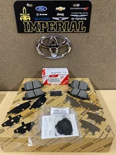 2010-2021 TOYOTA PRIUS GENUINE TCMC REAR BRAKE PADS AND OEM SHIMS 04466AZ313