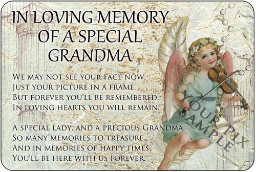 Widdle Celebrations In Memory on Mother's Day - Biglietto commemorativo impermeabile per tomba – TY193