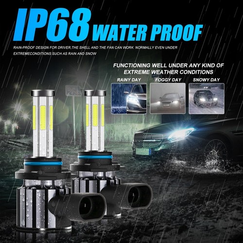 For 2013 2014 2015 Dodge RAM 1500 2500 3500 360° LED Headlight Fog Light Bulbs - Picture 9 of 12