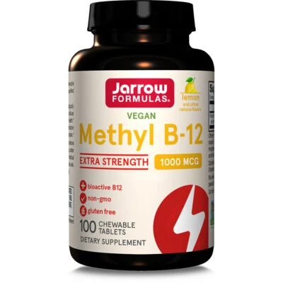 Jarrow Formulas, Methyl B-12, Zitronengeschmack, 1000mcg, 100 Lutschtabletten
