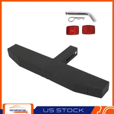 For 2" Receiver Truck Heavy Duty Steel Tow Hitch Step Bar Guard Black Drop Step