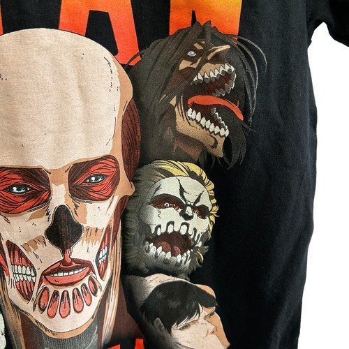 Attack On Titan Final Season Black Graphic T-Shirt - Men's Size Small - NEW - Picture 3 of 8