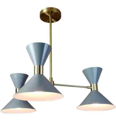 Modern Brass Chandelier Pendant 3 Arms Vintage Sputnik Lamp Italian Chandelier