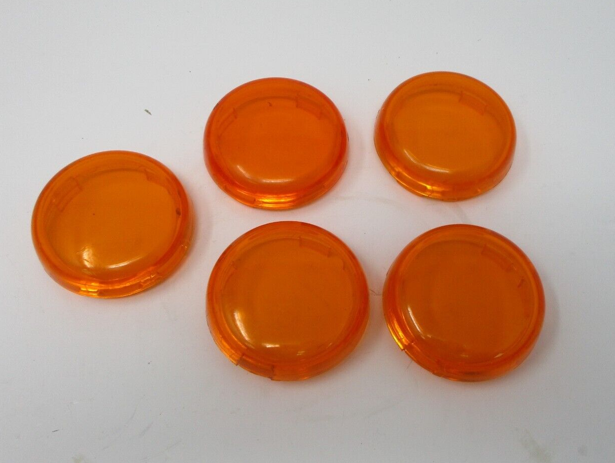 Harley-Davidson OEM Bullet Amber Turn Signal Lens Pack of Five