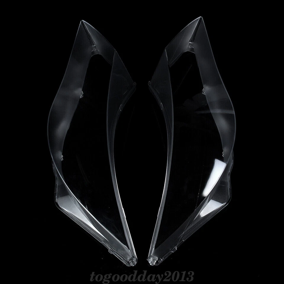 Par de cristales de faros para BMW E63 E64 M6 2008-2010 faros disco de dispersión L+R Foto 3 de 4