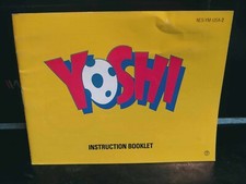 YOSHI Nintendo NES Game Original 1992 USA-2 Instruction Manual Booklet ONLY