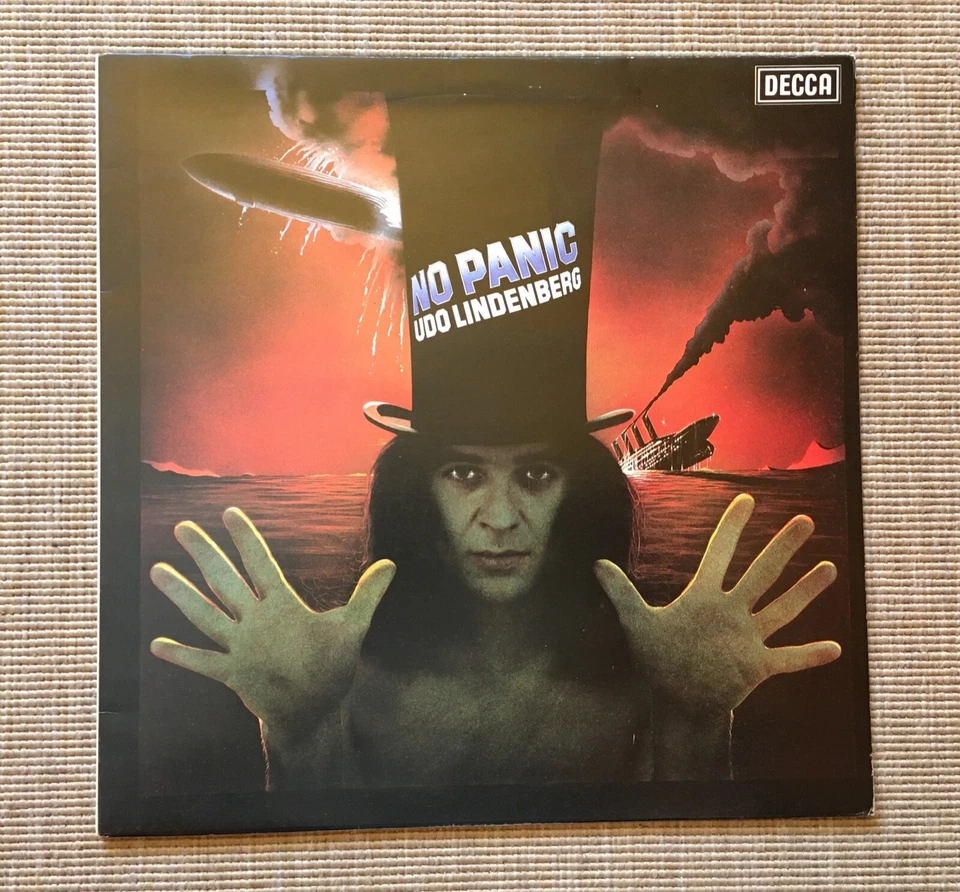 UDO LINDENBERG & THE PANIK ORCHESTRA NO PANIC LP 1976 UK DECCA P3WP3W INSERT M- - Image 4 of 4