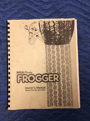 FROGGER SEGA/GREMLIN Arcade Game Service Manual