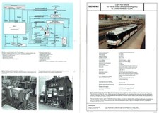 Siemens karta katalogowa LRV Lekki pojazd szynowy f dwustanowy Dev Agcy St. Louis Missouri