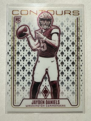 2024 Panini Phoenix Jayden Daniels Contours #CON-JDS Rookie RC