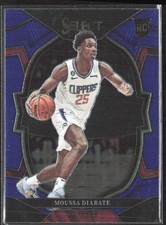 Moussa Diabate 2022-23 Panini Select #92 Blue Prizms Rookie