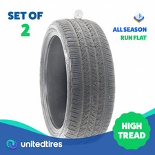 Set Of 2 Used 22540r19 Bridgestone Turanza Ls100 A Rft 93h - 832 Set Of 2 Used 22540r19 Bridgestone Turanza Ls100 A Rft 93h - 832
