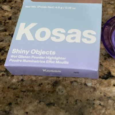 New Kosas  Shiny Objects Wet Glisten Highlighter Powder for Face and Eyes Pick 1