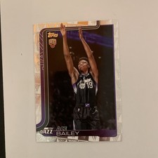 Ace Bailey RC! 2025-26 Topps 🏀- exclusive Basket Hoop Foil SP! #205 💎 🔥 