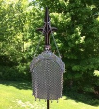 Antique Sterling Silver Hallmarked Chatelaine Purse from the late 1800's