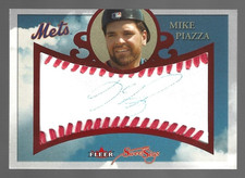 Mike Piazza HOF 2004 Fleer Sweet Sigs Signatures Autographs Auto Relics 5/50
