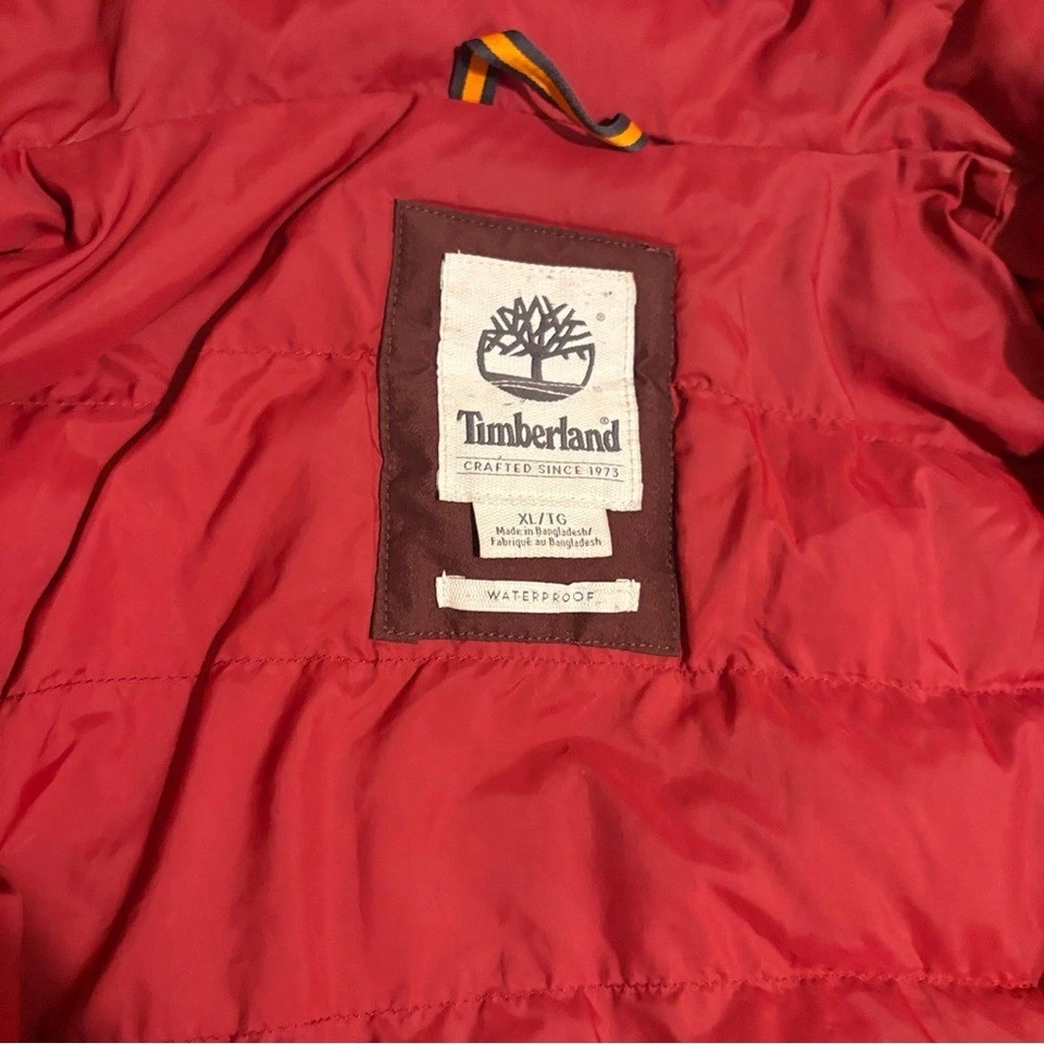 Timberland Expedition Park Talla XL - Impermeable, Aislado (Hombres) Color Granate Foto 4 de 4