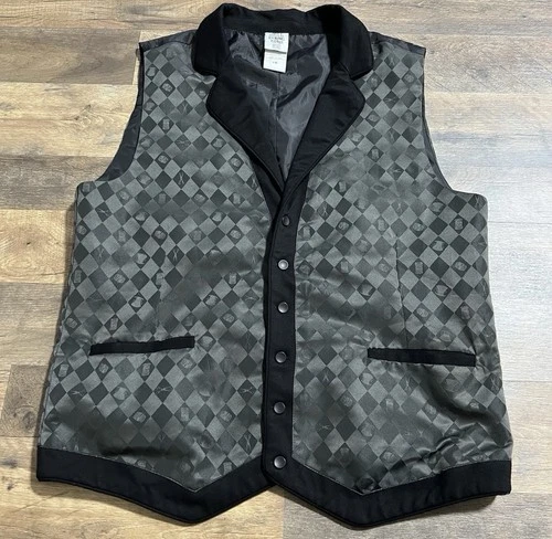 Hot Topic Disneys Alice Through The Looking Glass Vest Men's Size XL Button Up - product listing photo