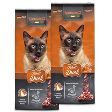 2 x 15 kg Leonardo Duck | Trockenfutter für Katzen mit Ente