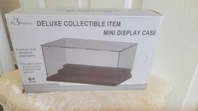 Three Tear Minifig Acrylic Display Case Deluxe 25.5cm