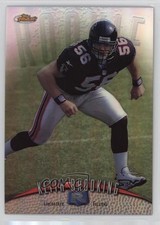 1998 Topps Finest Rookie No Protector Refractor Keith Brooking #128 1e3