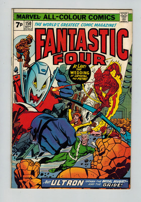 Fantastic Four (1961) # 150 UK Price (5.5-FN-) (2180605) Ultron 1974
