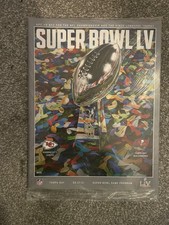 Super Bowl LV Kansas City Chiefs Vs Tampa Bay Buccaneers Program Sealed 2021