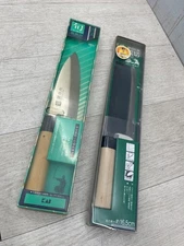 Brand New  Sekisuke Ginju Nakiri Knife Shun Deba Knife 2 Items Together