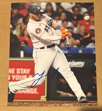 Yanier Diaz Houston Astros MLB Baseball Signed Autographed 8x10 Photo