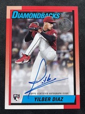 Topps 2025 Series 2 Yilber Diaz 1990 Auto RC # 90A-YD