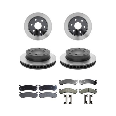 ACDelco Disc Brake Pads and Rotors Kit Front Rear For 01-06 GMC Sierra 1500