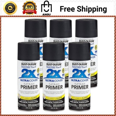 Rust-Oleum Painter's Touch 2X Primer Spray Paint 12oz 6-Pack Indoor Outdoor Use