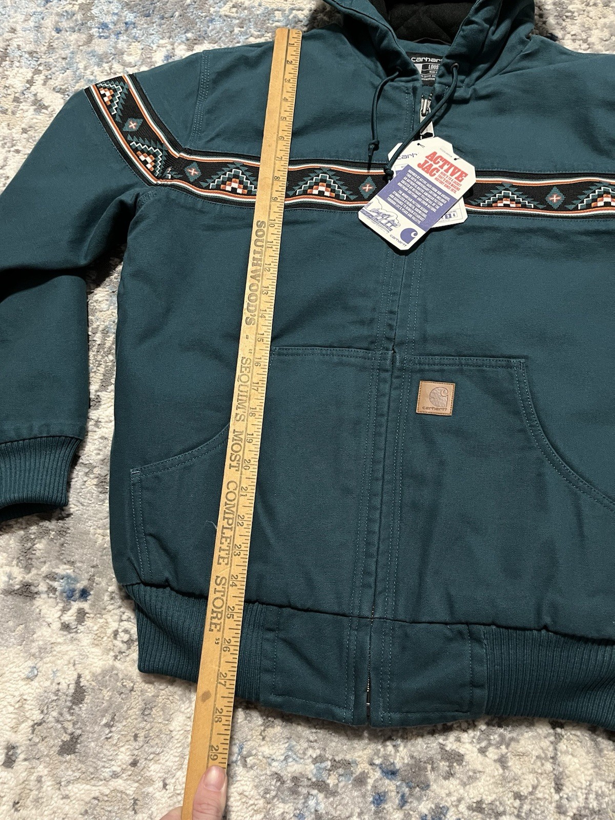 Carhartt Montana Active Jac 50th Anniversary Aztec Jacket Men’s Small thumbnail 7