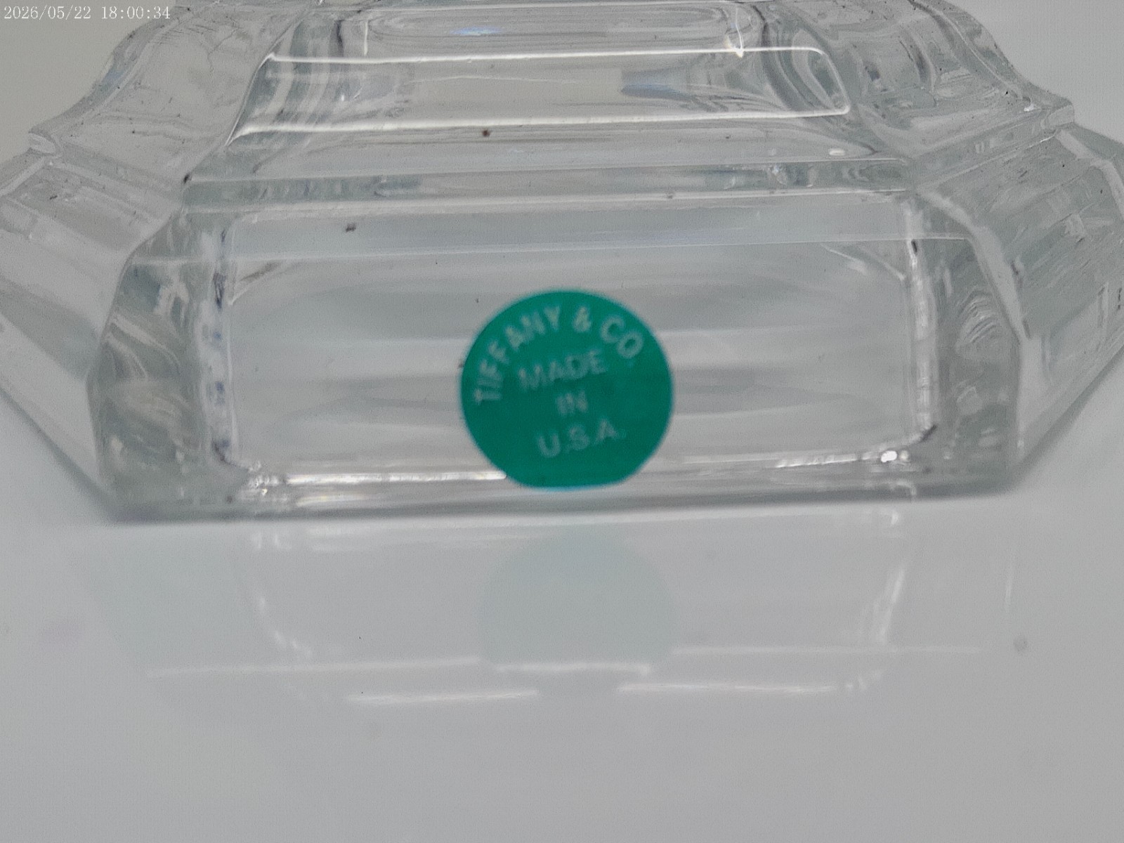 Tiffany & Co Crystal HAMPTON 9" Single Light Candlestick(s) MINT Column image 7