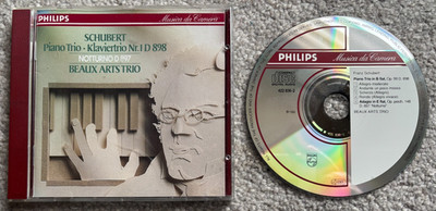 Schubert - Piano Trio No.1 - Beaux Arts Trio - Philips CD 422 836-2