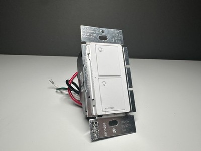 Lutron Caseta PD-5ANS White Non-Dimmable Wireless On-Off Switch 5A