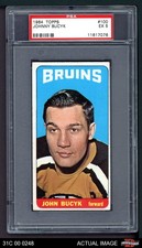 1964 Topps #100 Johnny Bucyk Bruins HOF PSA 5 - EX