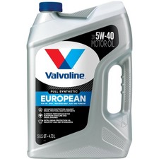 European Vehicle Full Synthetic 5W-40 Motor Oil 5 Quart 50.61 per gallon