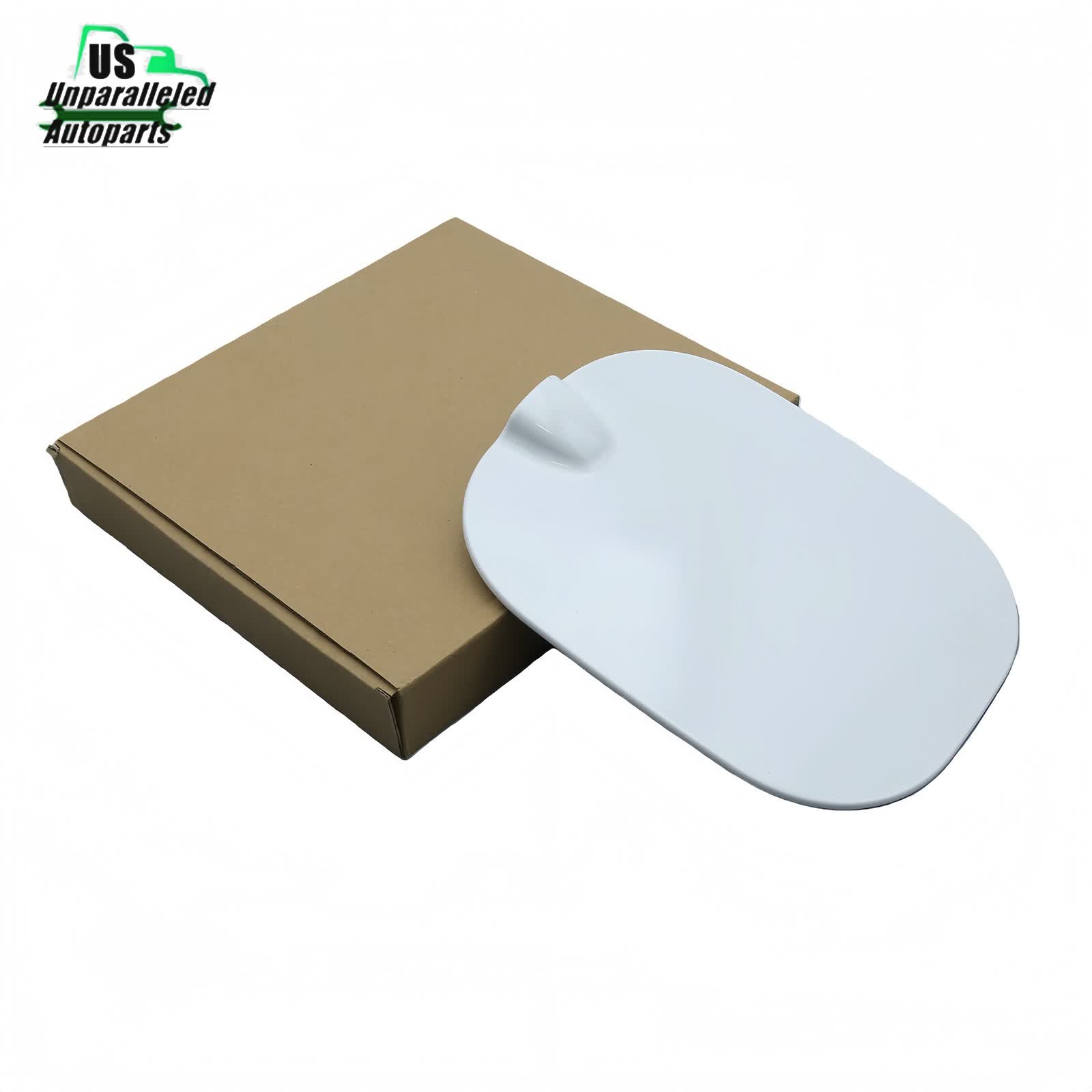 For 6.6FT Bed Chevrolet Silverado 2019-2025 Fuel Tank Filler Cap Door White US thumbnail 2