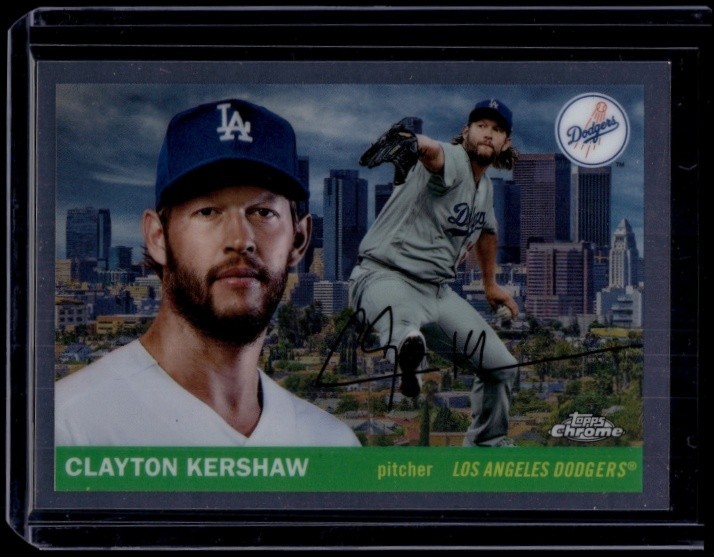 Clayton Kershaw #55CV-38 (Baseball Cards 2025 Topps Chrome Platinum 1955 City Variation) — is it worth grading?