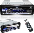 Single DIN Car Stereo Bluetooth CD/DVD Player MP3 USB SD AUX RDS FM/AM Radio