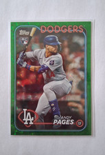 2024 Topps Update Series #US221 Andy Pages RC Green Crackle Foil /499 - Dodgers