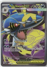 mega sharpedo pokemon card ex SAR - Inferno X / Phantasmal Flames m2 F 113/080 before seen foil card featuring a Mega Evolution Pokémon Mega Sharpedo - spalardy