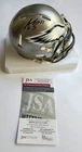 A.J. Brown Signed Auto Flash Alternate Eagles Mini Football Helmet JSA COA