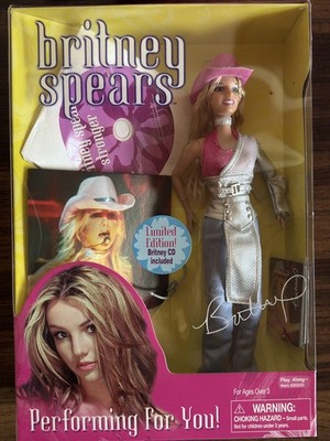 Britney Spears Doll Cowboy oops tour Performance Rare Vintage