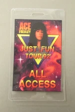 Ace Frehley backstage pass laminated Just For Fun Tour '92 ! All Access