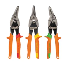 Klein Tools 120AVSKIT Aviation Snips, Left, Right, Straight, 3Pk  SAME DAY SHIP!