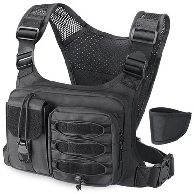 Bolsa De Pecho Para Senderismo Y Deportes Con Diseno Tactico De Lujo Pro