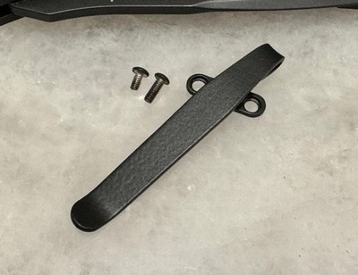 Matte Black Titanium Deep Carry Pocket Clip For Gerber Propel Downrange Knife