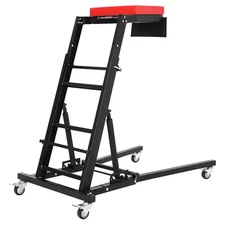 Foldable Automotive Topside Creeper Adjustable Height Movable Ladder 400Lbs NEW